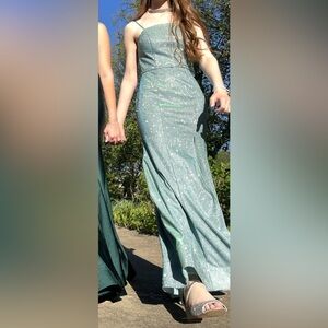 Elegant Green Prom Dress